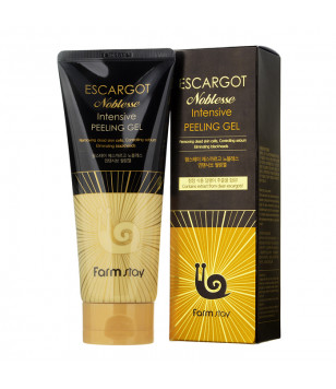 Пілінг-гель для обличчя з екстрактом равлика Escargot Noblesse Intensive Peeling Gel FarmStay, 180 мл
