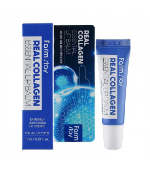 Бальзам для губ с коллагеном 10 Real Collagen Essential Lip Balm FarmStay, 10 мл