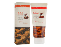 Пінка з екстрактом червоного женьшеню Red Ginseng Pure Cleansing Foam FarmStay, 180  мл