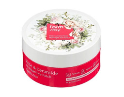 Гидрогелевые патчи с керамидами и розой Rose & Ceramide Eye Patch FarmStay, 60шт