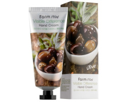 Крем для рук с экстрактом масла Visible Difference Olive FarmStay, 100 мл