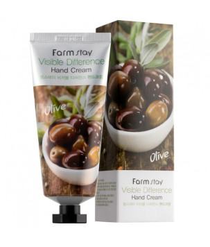 Крем для рук з екстрактом оливи Visible Difference Olive FarmStay, 100 мл