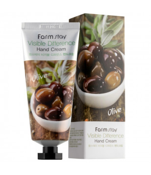 Крем для рук с экстрактом масла Visible Difference Olive FarmStay, 100 мл