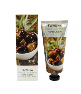 Крем для рук з екстрактом оливи Visible Difference Olive FarmStay, 100 мл