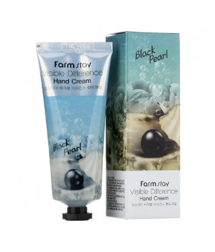 Крем для рук, з екстрактом чорних перлів Visible Difference Hand Cream Black Pearl FarmStay, 100 мл