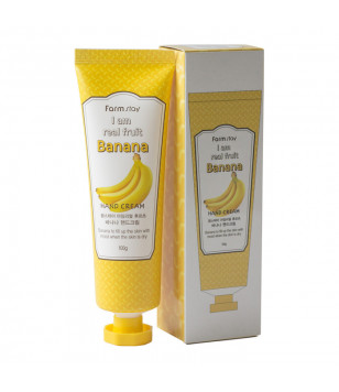 Крем для рук з екстрактом банана I Am Real Fruit Banana Hand Cream FarmStay, 100 мл