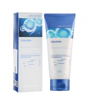 Пілінг-гель з колагеном Collagen Water Full Moist Peeling Gel FarmStay, 180 мл