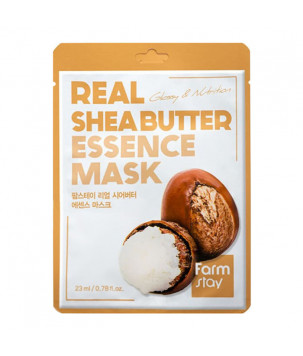 Тканинна маска з маслом ши Real Shea Butter Essence Mask FarmStay, 23 мл