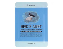 Тканинна маска з екстрактом ластівчиного гнізда Visible Difference Mask Sheet Farmstay, 23 мл