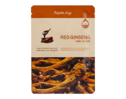 Тканинна маска з екстрактом кореня червоного женьшеню Visible Difference Mask Sheet Farmstay, 23 мл