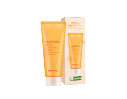 FarmStay Calendula Relief Cleansing Foam — успокаивающая пенка для умывания с календулой, 180 мл