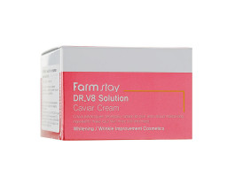 FarmStay Dr-V8 Solution Caviar Cream — крем для лица антивозрастной с коллагеном, 50 мл