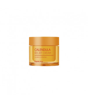Крем для обличчя заспокійливий з календулою Calendula Relief Cream FarmStay, 80 мл