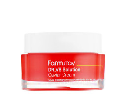 FarmStay Dr-V8 Solution Caviar Cream — крем для лица антивозрастной с коллагеном, 50 мл