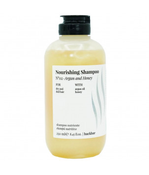 Шампунь "Арган і мед" Back Bar No2 Nourishing Shampoo Argan and Honey FarmaVita, 250 мл