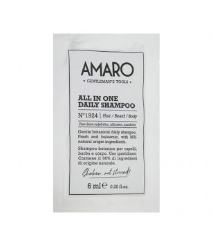 FarmaVita Шампунь для ежедневного применения Amaro All In One Daily Shampoo, 6 мл