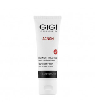 Нічний крем для жирної й проблемної шкіри Acnon Overnight Treatment Gigi, 50 мл
