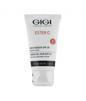 Денний зволожувальний крем SPF-20 Ester C Moisturizer Cream SPF-20 Gigi, 50 мл