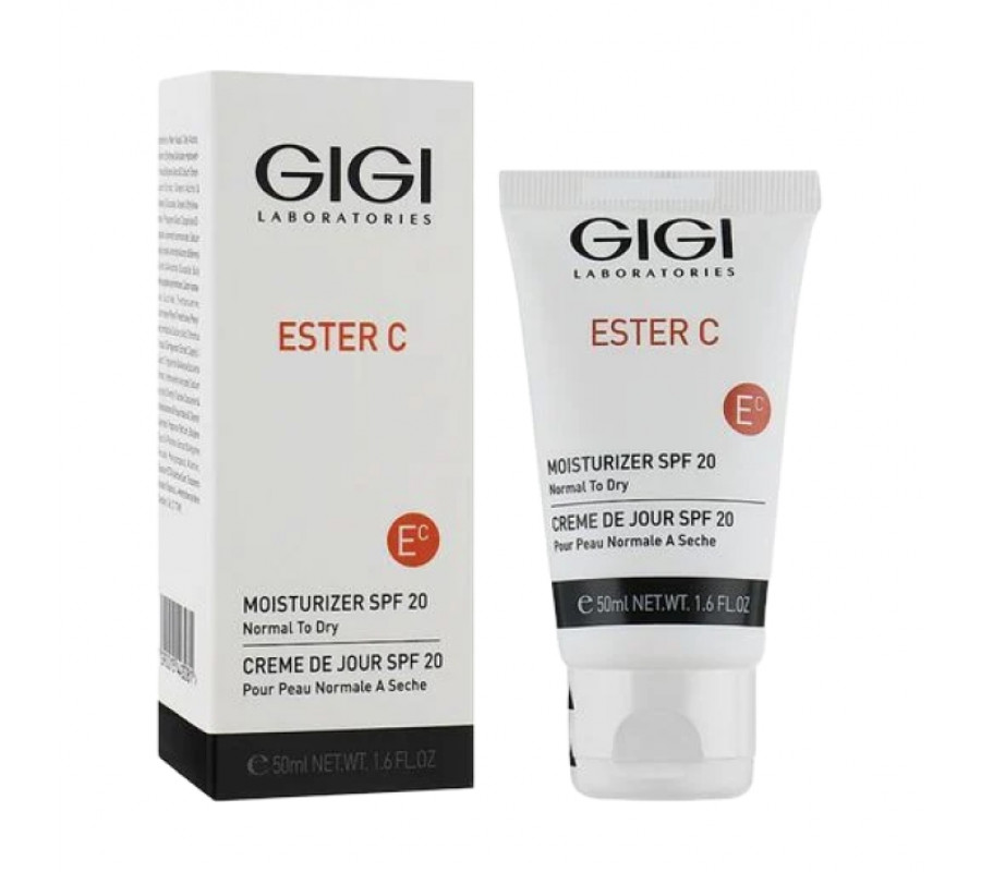 Денний зволожувальний крем SPF-20 Ester C Moisturizer Cream SPF-20 Gigi, 50 мл