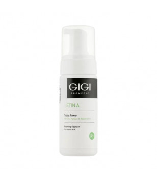 Очищувальна піна з 10% гліколевої кислоти Retin A Foaming Cleanser 10% Glycolic Gigi, 120 мл