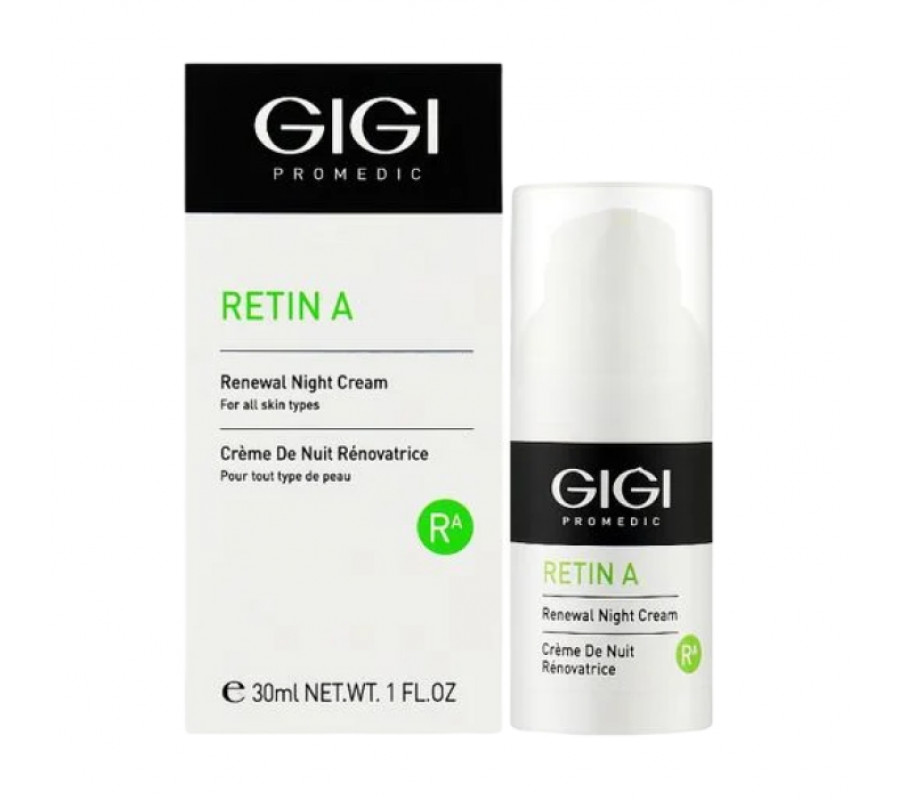 Оновлювальний нічний крем для обличчя Retin A Renewal Night Cream Gigi, 30 мл