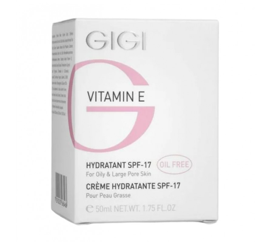 Зволожувач для жирної шкіри Vitamin E Moisturizer for oily skin SPF-20 Gigi, 50 мл