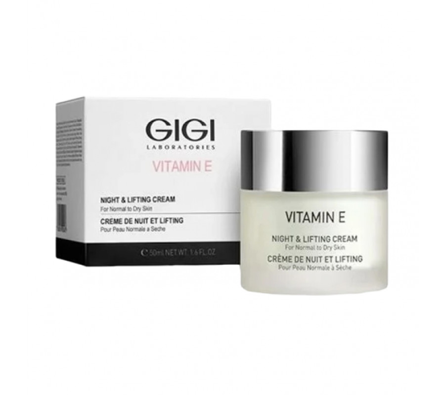 Нічний ліфтинговий крем Vitamin E Night & Lifting Cream Gigi, 50 мл