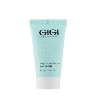 Крем для ног Hemp Seed Oil & Shea Butter Foot Cream Gigi, 40 мл