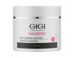 Вологі спонжі для пілінгу Derma Clear Deep Cleansing Liquid Pads Gigi, 60шт