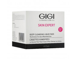 Вологі спонжі для пілінгу Derma Clear Deep Cleansing Liquid Pads Gigi, 60шт