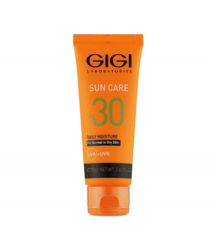 Крем сонцезахисний для сухої шкіри Sun Care Daily Protector For Dry Skin SPF-30 Gigi, 75 мл