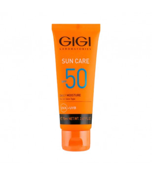 Захисний крем для тіла SPF-50 Sun Care Anti-Age Moisturizer SPF-50 Gigi, 75 мл