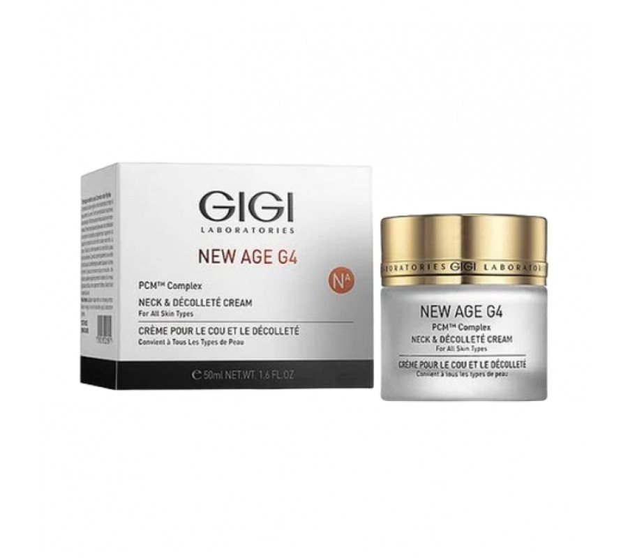 Крем укріплювальний для шиї та декольте New Age G4 Neck & Decollette Cream Gigi , 50 мл