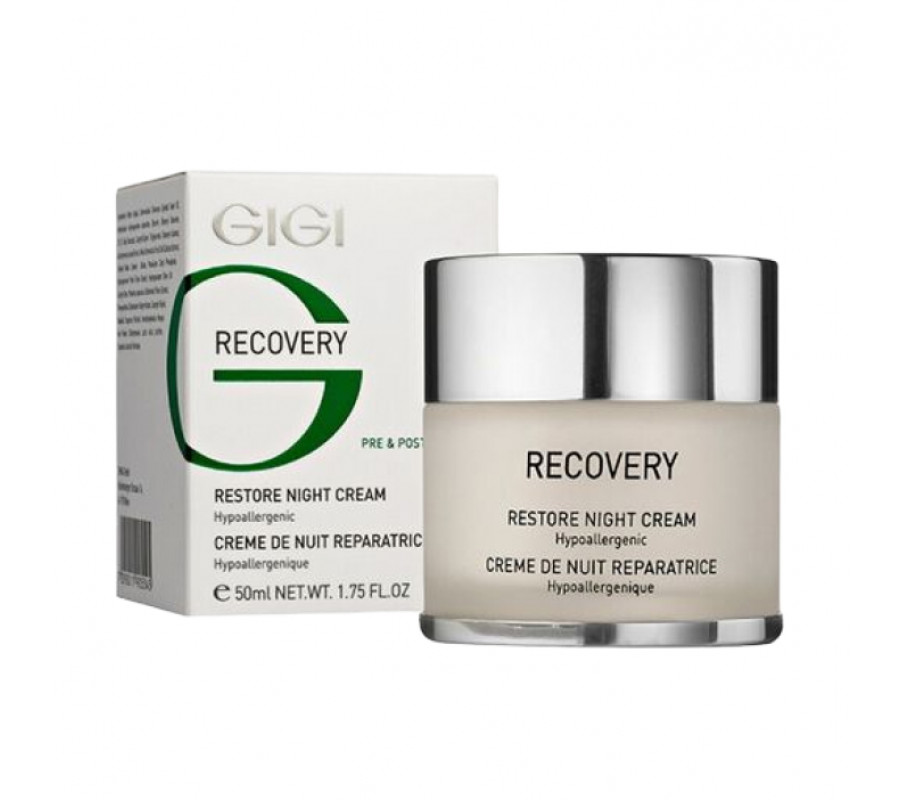 Восстанавливающий ночной крем Recovery Restoring Night Cream Gigi, 50 мл