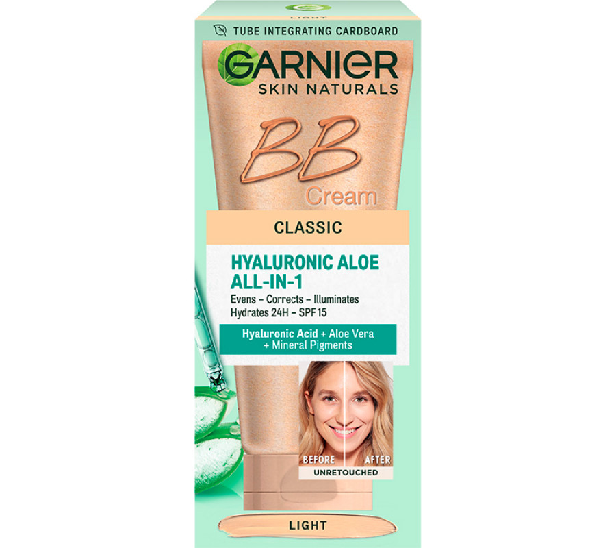 BB-крем для нормальної шкіри "Секрет досконалості" Garnier, Naturals світло-бежевий 50 мл