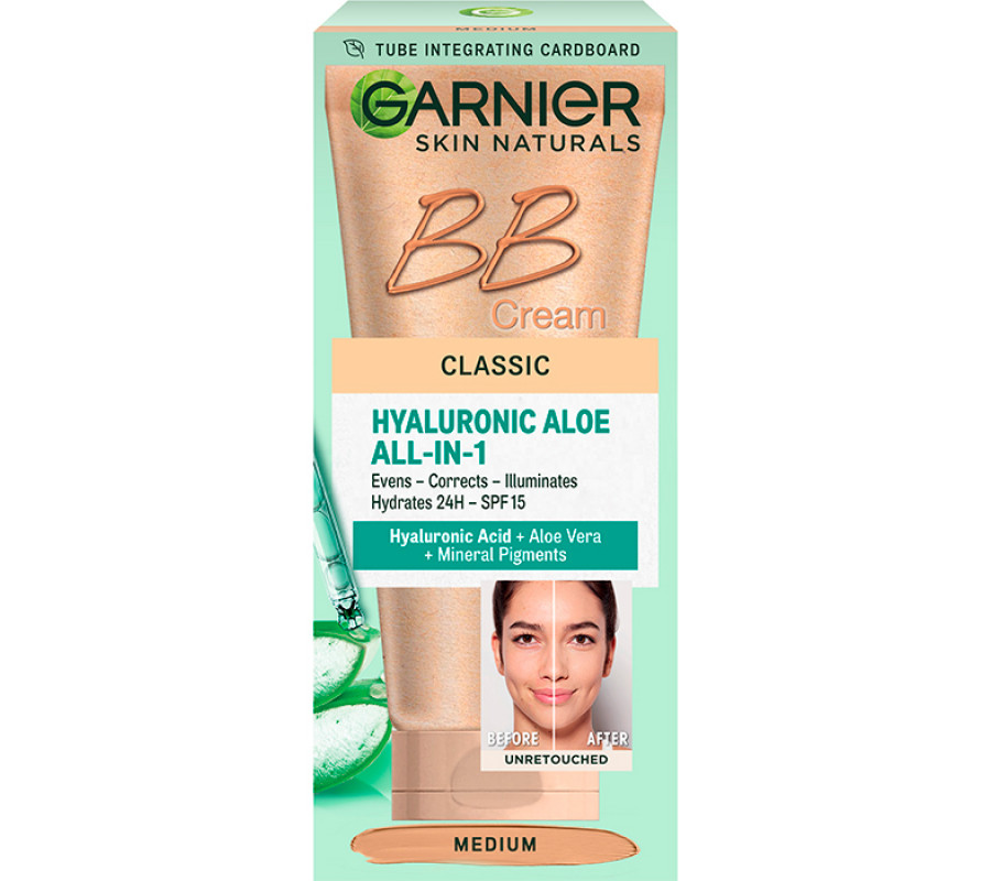 BB-крем для нормальної шкіри "Секрет досконалості" Garnier, Натурально-бежевий 50 мл