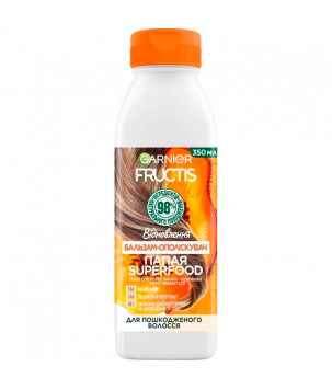 Бальзам-ополіскувач "Папайя" для пошкодженого волосся Garnier Fructis, 350 мл