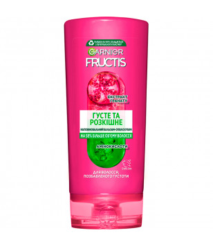 Бальзам-ополіскувач для волосся, позбавленого густоти, "Густе та розкішне" Garnier Fructis, 200 мл