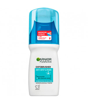 Гель "Чиста Шкіра Актив" для жирної, схильної до появи недосконалостей шкіри зі щіткою Garnier, 150 мл