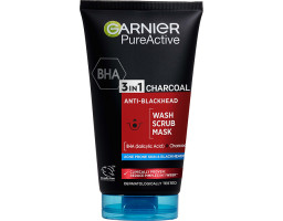 Гель для вмивання, скраб, маска для обличчя "Чиста Шкіра Актив" Garnier, 150 мл