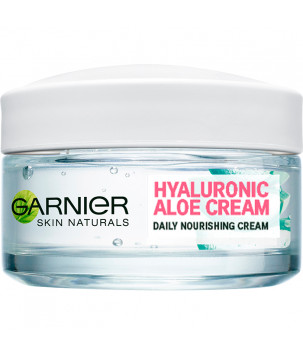 Гиалуроновый алоэ-крем для сухой и чувствительной кожи Garnier, 50 мл