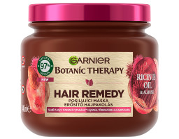 Зміцнююча маска для слабкого, схильного до випадіння волосся "Касторова олія і мигдаль" Garnier Botanic Therap