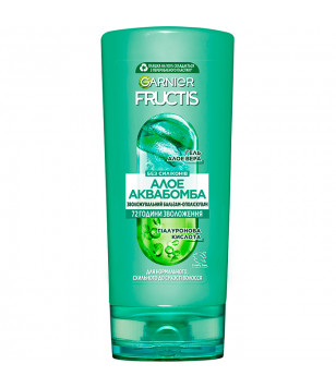Укрепляющий бальзам-ополаскиватель для нормальных волос "Алоэ Аква Бомба" Garnier Fructis, 200 мл