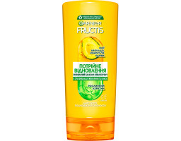 Garnier Fructis «Потрійне Відновлення» — зміцнювальний бальзам-ополіскувач для сухого волосся, 200 мл