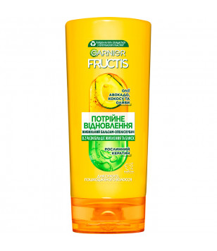 Укрепляющий бальзам-ополаскиватель для сухих волос "Тройное Восстановление" Garnier Fructis, 200 мл