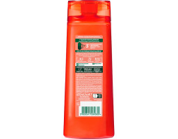 Зміцнюючий шампунь для пошкодженого волосся з рослинним кератином і маслом амли Garnier Fructis, 400 мл