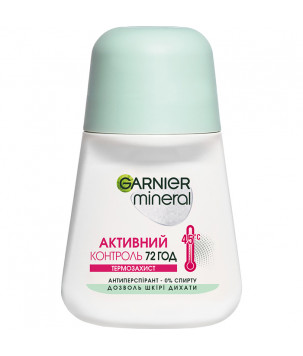Кульковий дезодорант-антиперспірант "Активний контроль. Термозахист" Garnier, 50 мл