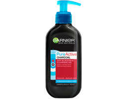 Очищающий гель с углем против черных точек для кожи лица Garnier, 200 мл