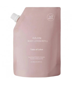 Поживний лосьйон для тіла із пребіотиками Tales of Lotus Body Lotion (змінний блок) HAAN, 250 мл