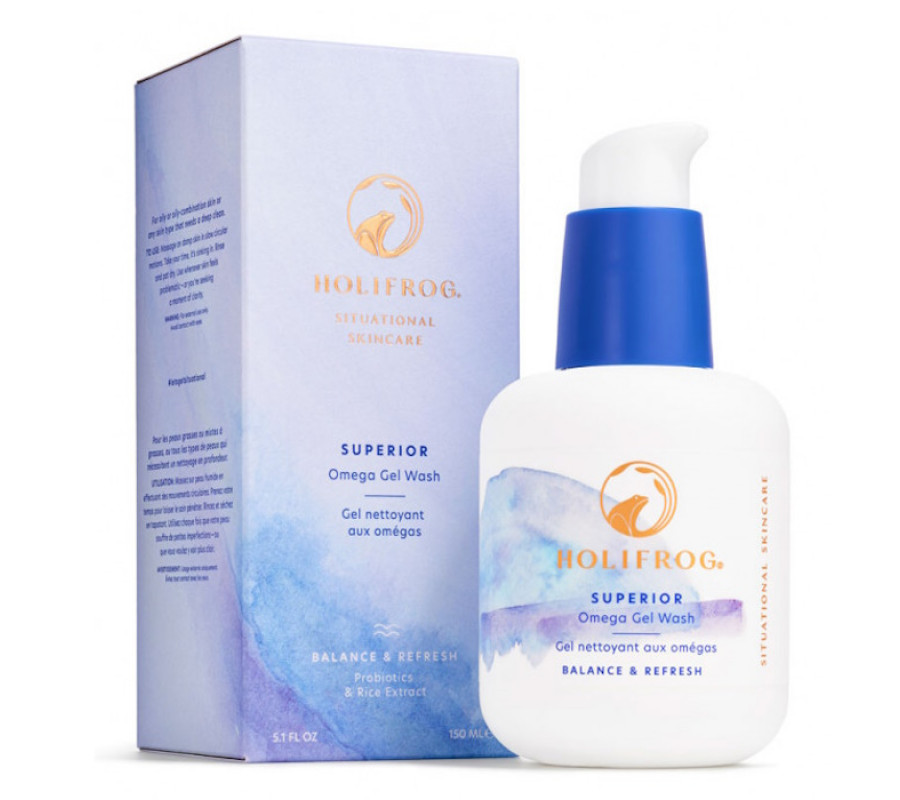 Живильний гель для вмивання Superior Omega Nutritive Gel Wash HoliFrog, 150 мл